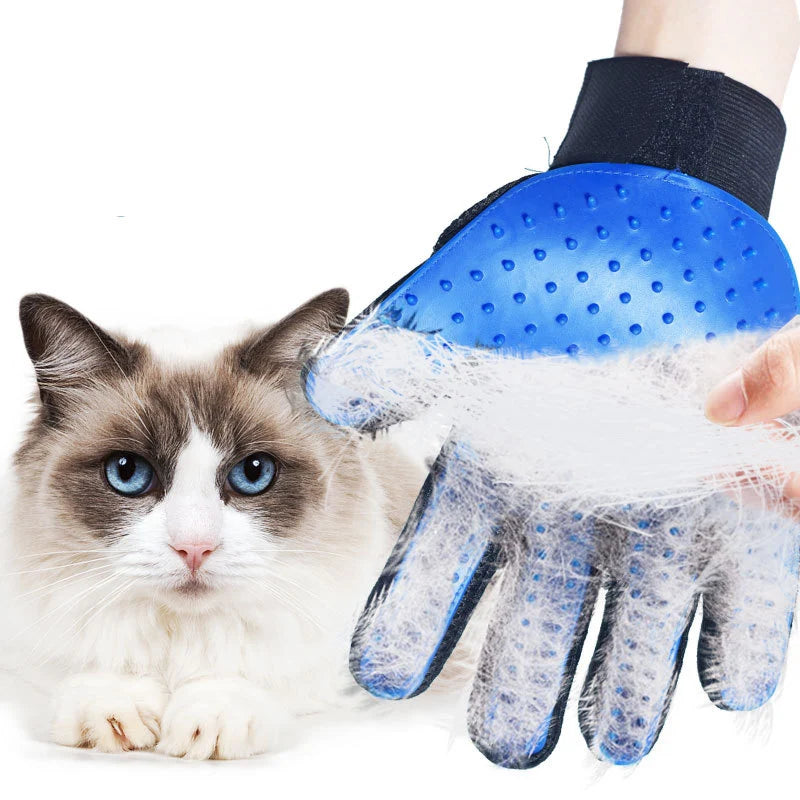 Cat Glove Cat Grooming Glove Pet Brush Glove for Cat Dog Hair Remove Brush Dog Deshedding Cleaning Combs Massage Gloves