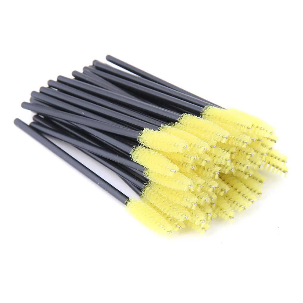 5/50pcs Crystal Eyelashes Brush Makeup Extension Eyebrow Brushes Eye Lashes