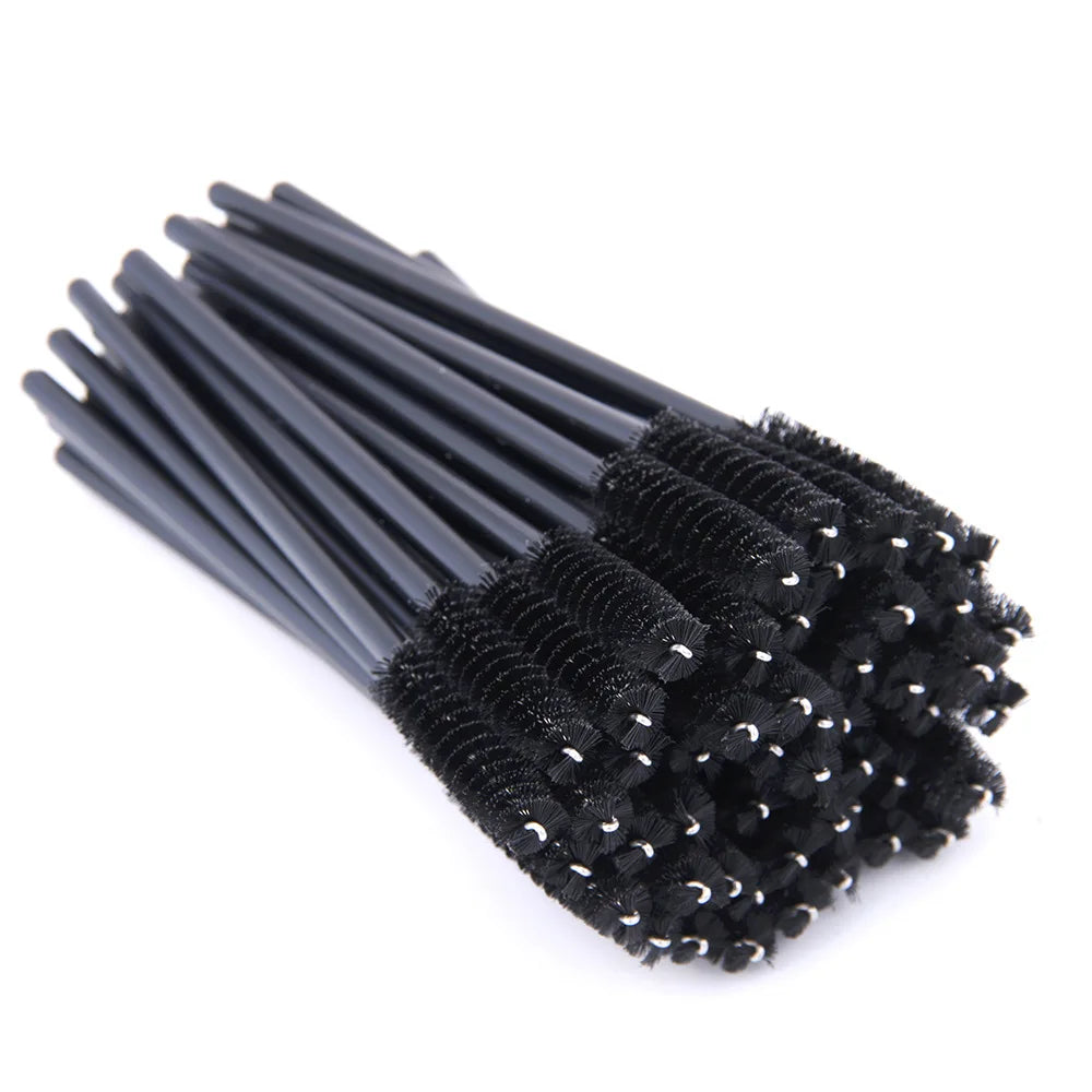 5/50pcs Crystal Eyelashes Brush Makeup Extension Eyebrow Brushes Eye Lashes