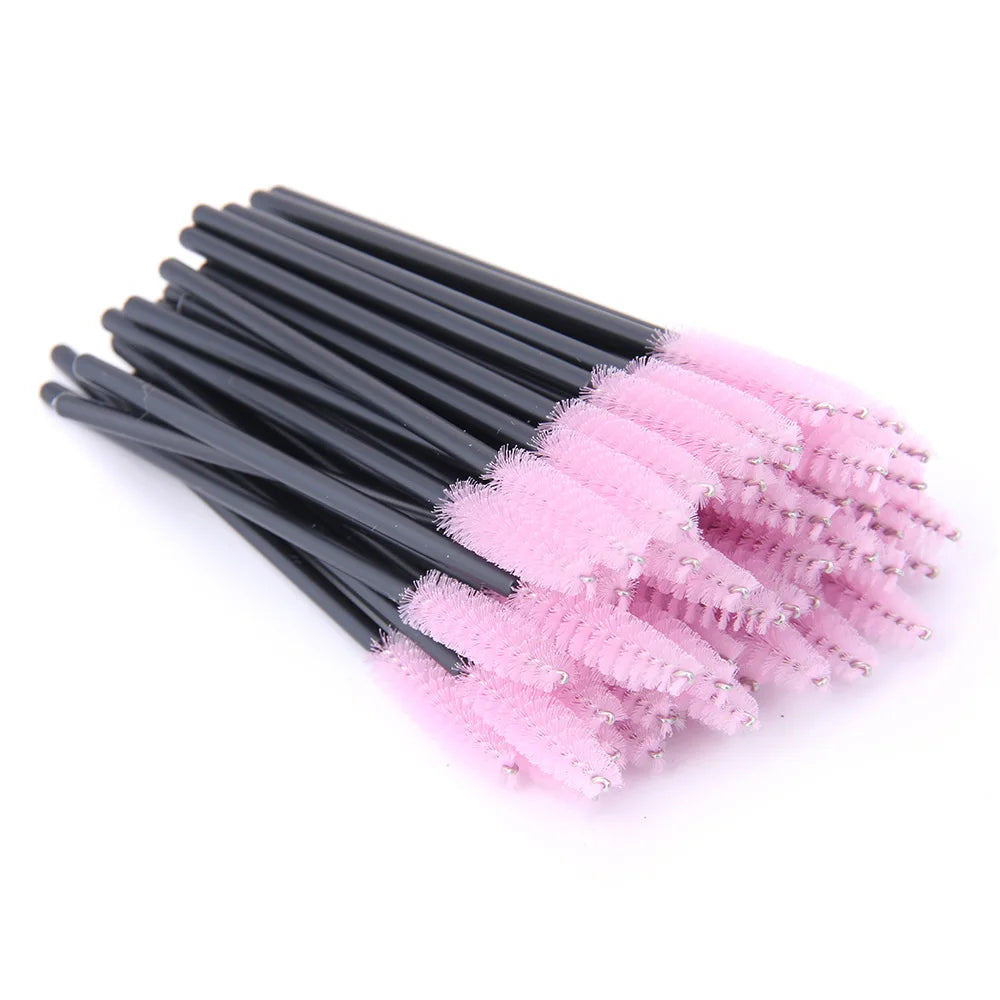 5/50pcs Crystal Eyelashes Brush Makeup Extension Eyebrow Brushes Eye Lashes