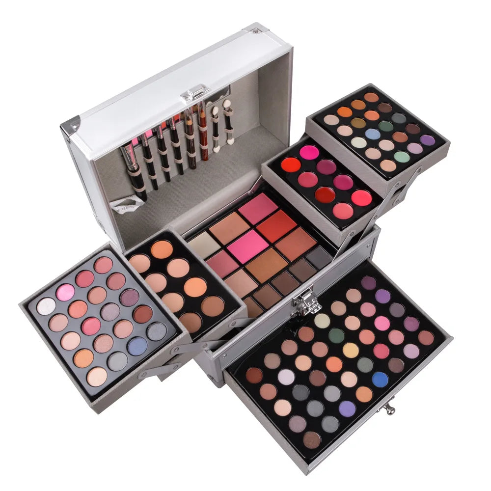 Makeup Gift Set for Women Full Kit All in One Make up Face Powder Eyeshadow Palette Lipstick