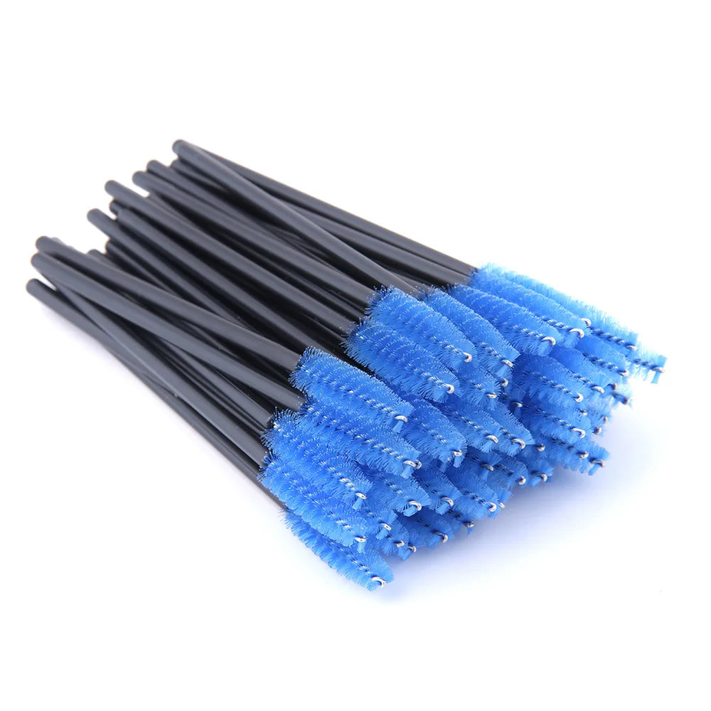 5/50pcs Crystal Eyelashes Brush Makeup Extension Eyebrow Brushes Eye Lashes