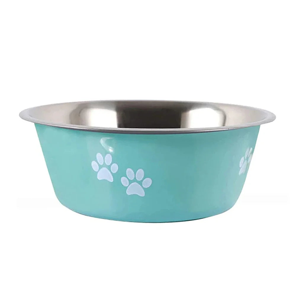 Non-slip Dog Bowls Drinkers Stainless Steel Pet