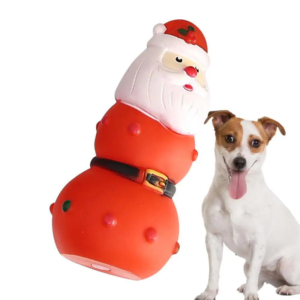 Christmas Pet Dog Squeaky Toy Bite Resistant Puppy Toy