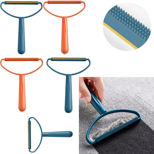 Double Sided Lint Remover Portable Pet Hair Remover Manual Fluff Clothes Clean Tool