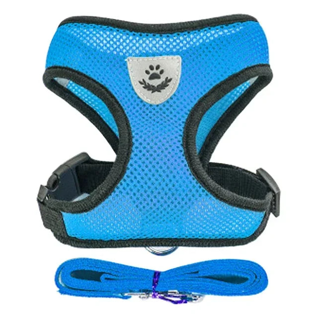 Cat Harness Vest Walking Lead Leash for Puppy Dogs Collar