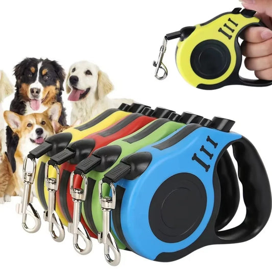 3M/5M Retractable Dog Leash Automatic Flexible Traction Rope Belt Dog-Cat