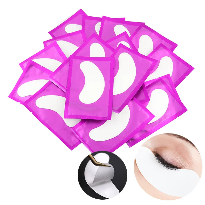 50Pairs/Lots Eye Patches Eyelash Extension Under Eye Pads Hydrogel Patches