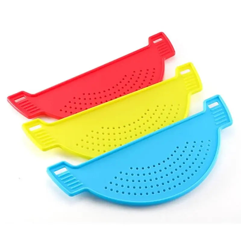 Multifunction Cooking Tool Pot Drain Pan Strainer Liquid Drainer Kitchen Colander Strainer