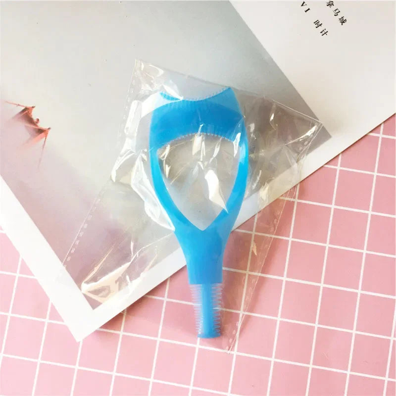 Eyelash Tool 3 in 1 Makeup Mascara Shield Guard Curler Applicator