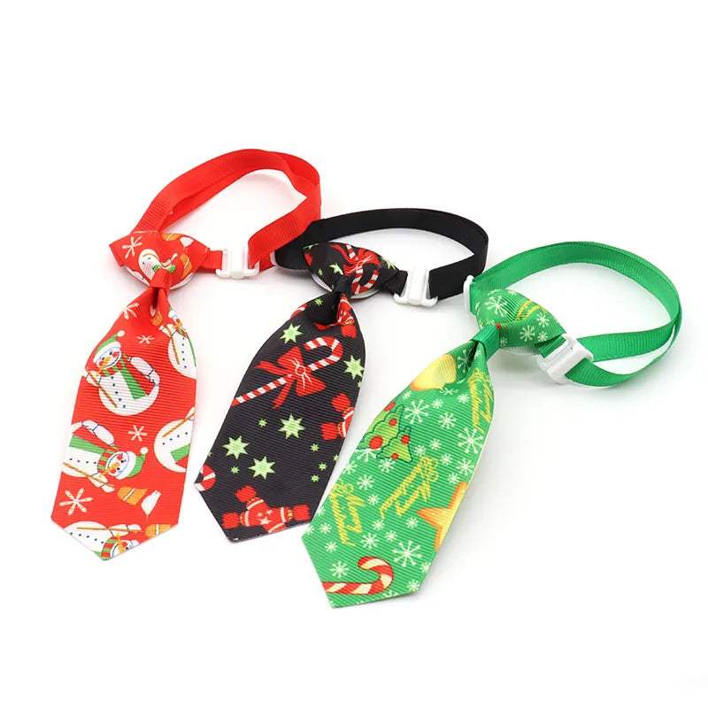 New Dog Bows Tie for Christmas for Dogs Pets Bowties Neckties Christmas