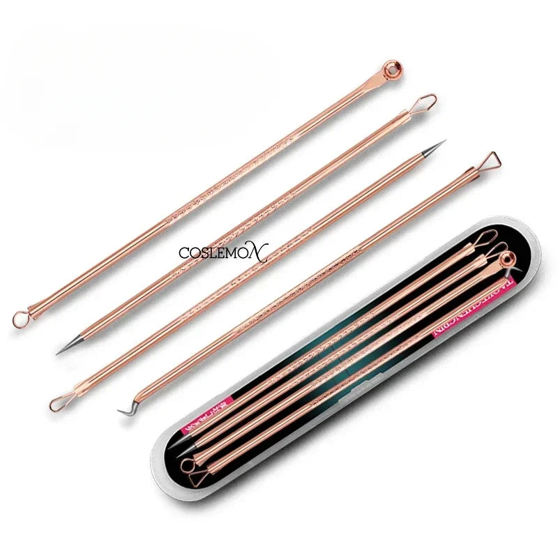 4pcs/set Blackhead Remover Professional Acne Pimple Blemish Beauty