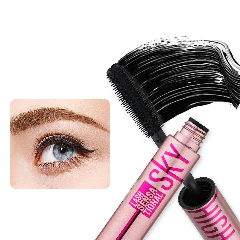 Eyelashes Lengthening Mascara Long Lasting Waterproof Women  Silky Lash Black