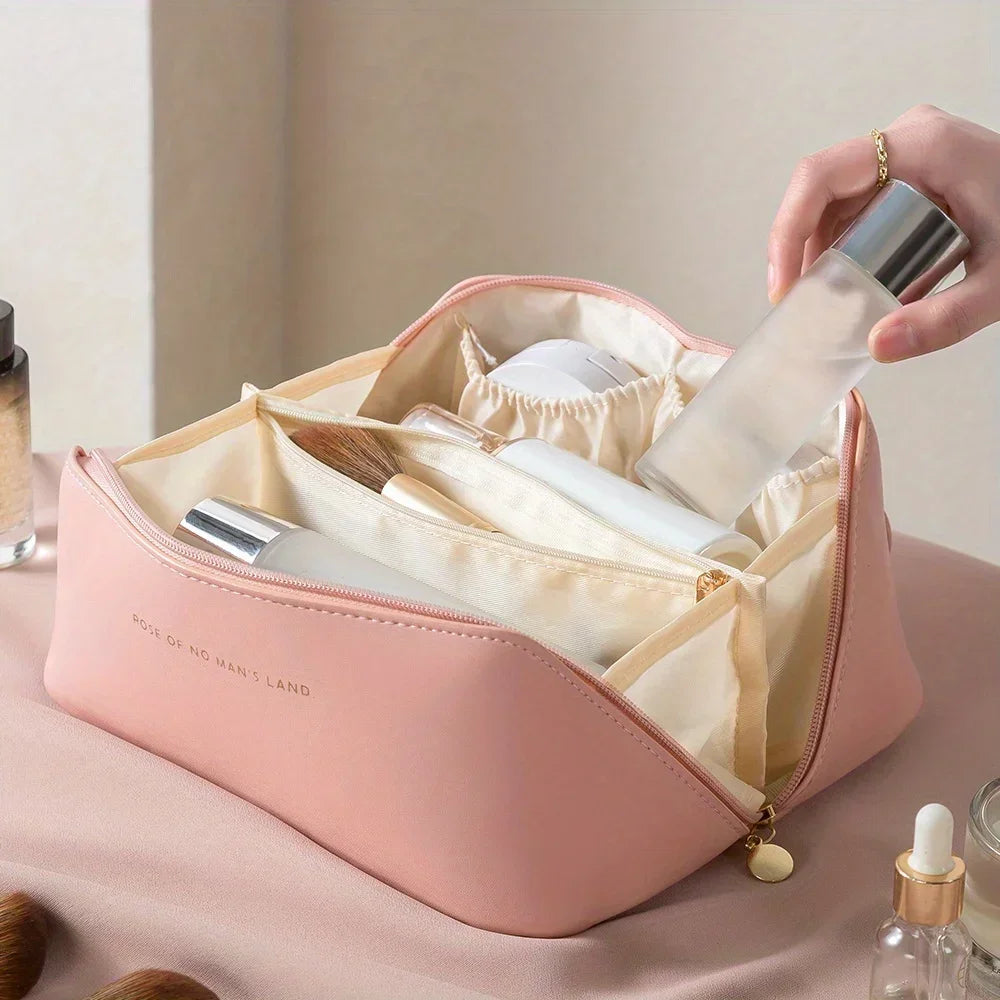 Makeup Organizer Female Toiletry Kit Bag Make Up Luxury Bag For Travel Zip