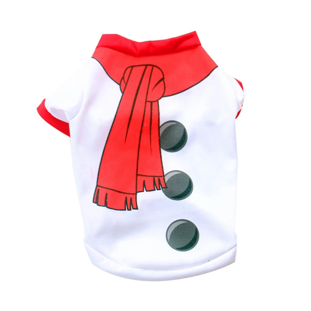 Christmas Dog Clothes Vest Pet Shirt For Pet Clothing Small Cat Puppy Outfit Kitten New Year Costume