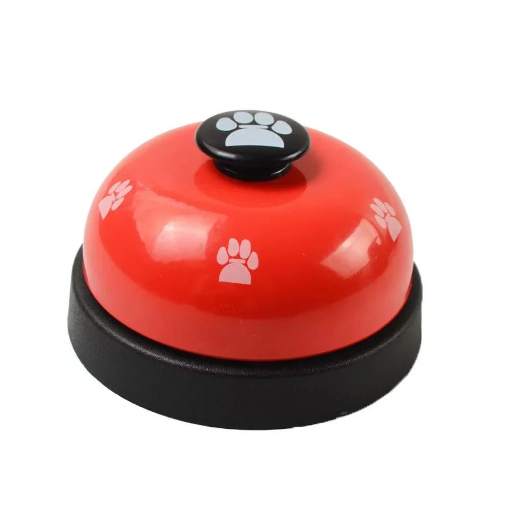 Pet Toy Bell for Dogs Cat Training Called Dinner Small Bells Footprint Ring Trainer Feeding Reminder