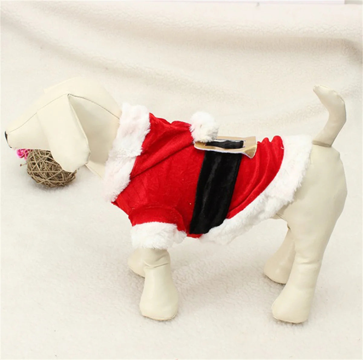 Christmas Clothes Santa Claus Dog Costume Winter Puppy Pet Cat Coat Jacket Warm