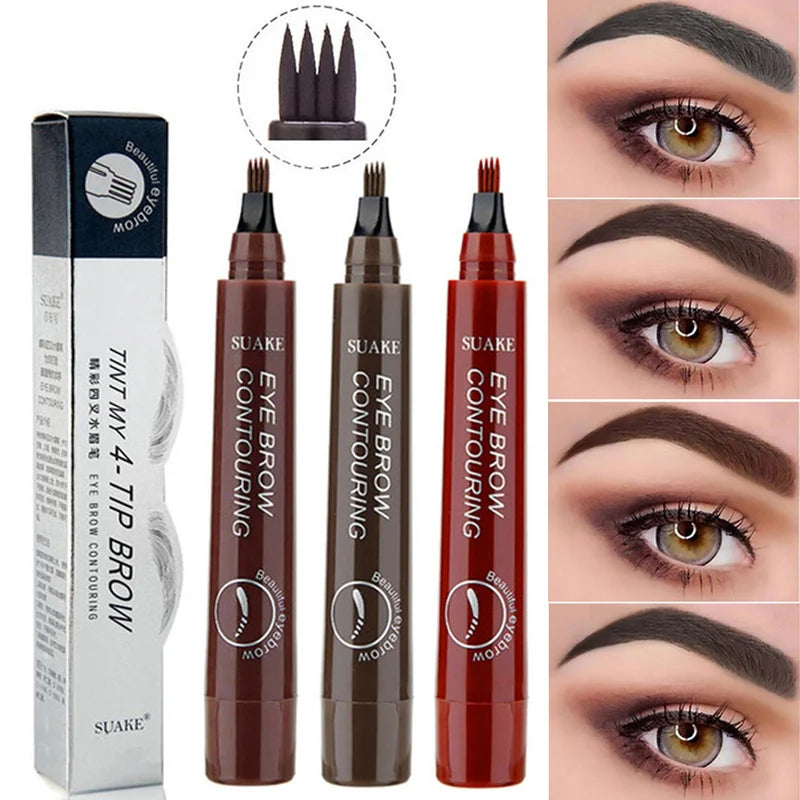 Eyebrow Pencil Maquillajes Para Mujer Waterproof Liquid Eyebrow Pen Makeup