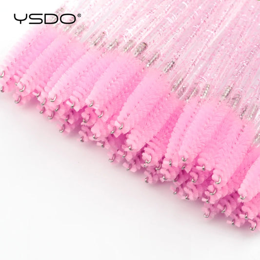 5/50pcs Crystal Eyelashes Brush Makeup Extension Eyebrow Brushes Eye Lashes