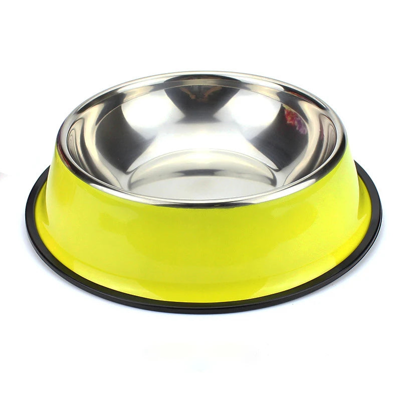 Non-Slip Dog Bowls For Small Medium Large Dog Feeder Bowls And Drinkers Stainless Steel