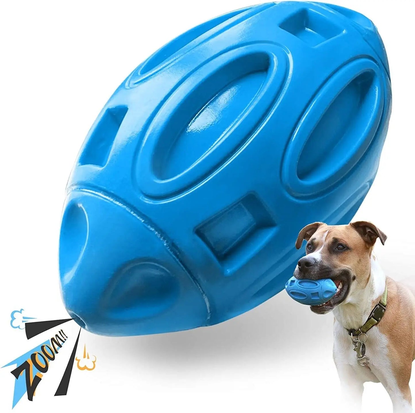 Rugby Resistance Rubber Chew Molar Interactive Training Game Pet Puppy Ball