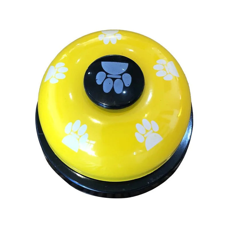 Pet Toy Bell for Dogs Cat Training Called Dinner Small Bells Footprint Ring Trainer Feeding Reminder