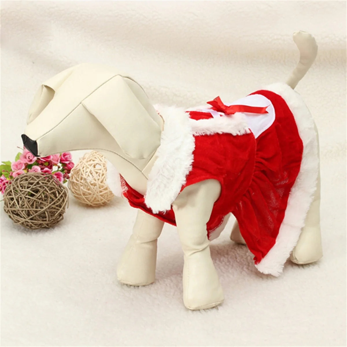 Christmas Clothes Santa Claus Dog Costume Winter Puppy Pet Cat Coat Jacket Warm