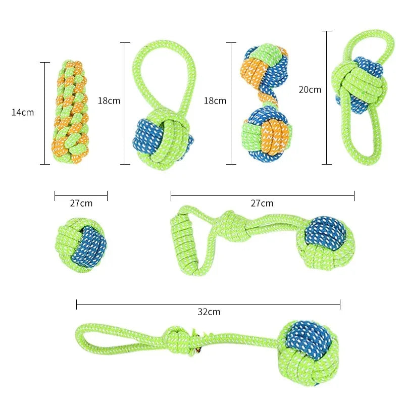 Dog Toys for Large Small Dogs Toy Interactive Cotton Rope