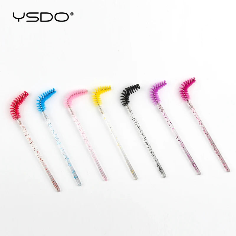 5/50pcs Crystal Eyelashes Brush Makeup Extension Eyebrow Brushes Eye Lashes