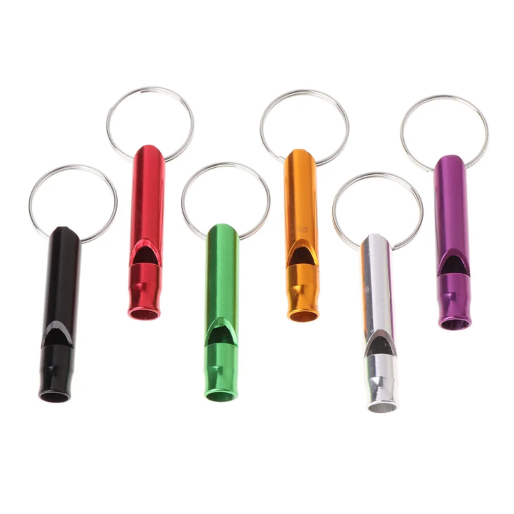 Pet Dog Training Whistle Multifunction Aluminum Alloy Whistle