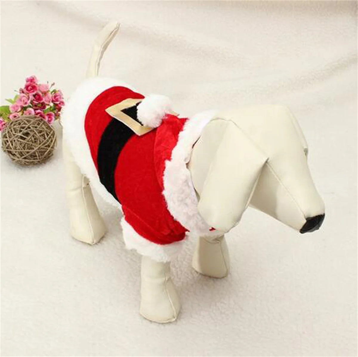 Christmas Clothes Santa Claus Dog Costume Winter Puppy Pet Cat Coat Jacket Warm