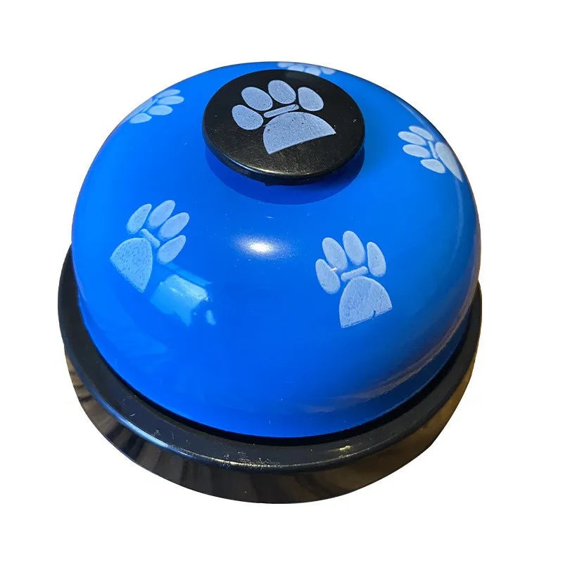 Pet Toy Bell for Dogs Cat Training Called Dinner Small Bells Footprint Ring Trainer Feeding Reminder