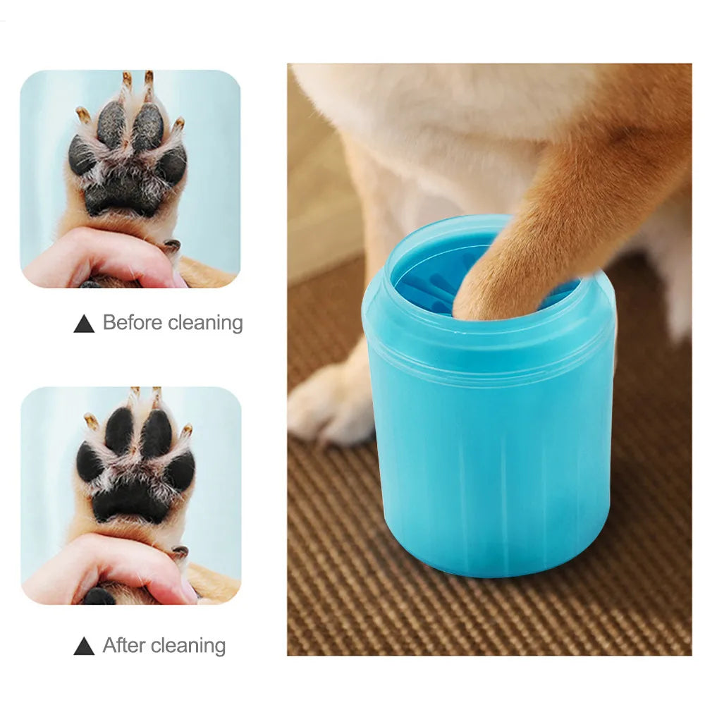 Paw Cleaner Plunger Soft Silicone Foot Cleaning Portable Cats Dogs Clean Brush