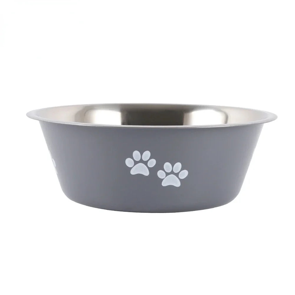 Non-slip Dog Bowls Drinkers Stainless Steel Pet