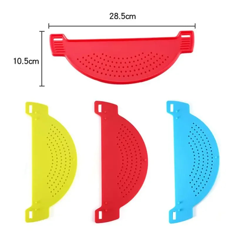 Multifunction Cooking Tool Pot Drain Pan Strainer Liquid Drainer Kitchen Colander Strainer