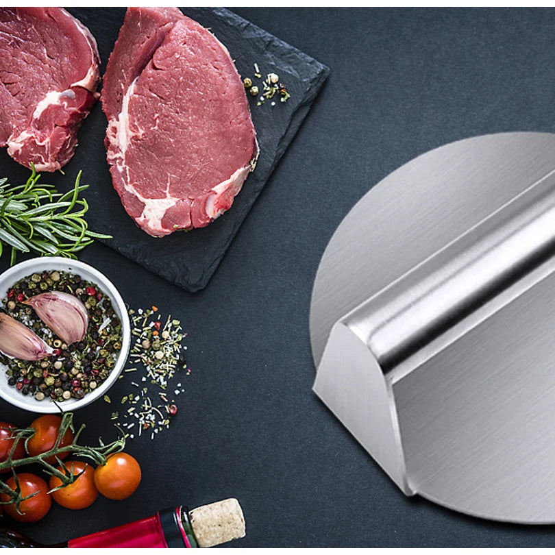 Burger Press Stainless Steel Smash Meat Mold for Deli Meats