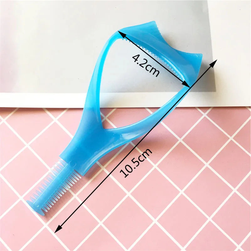 Eyelash Tool 3 in 1 Makeup Mascara Shield Guard Curler Applicator