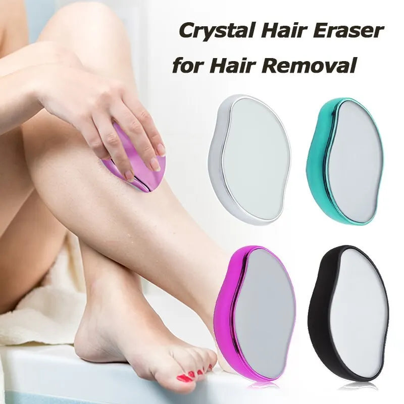 Crystal Epil Hair Removal Eraser Painless Safe Reusable Easy Clean Body Beauty Eraser