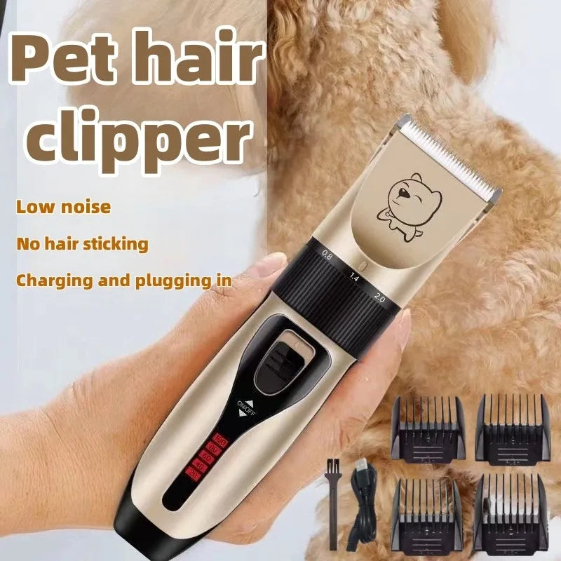 Dog-Cat Professional Hair Clipper Electrical Grooming Trimmer for Pets