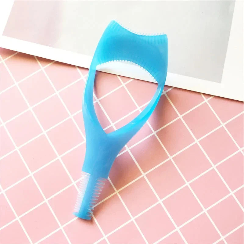 Eyelash Tool 3 in 1 Makeup Mascara Shield Guard Curler Applicator