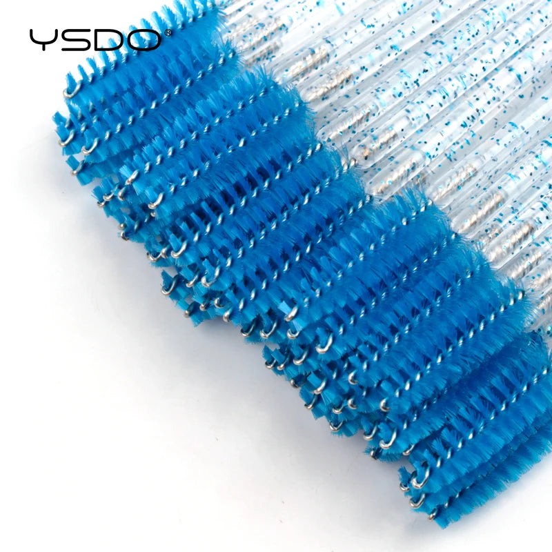 5/50pcs Crystal Eyelashes Brush Makeup Extension Eyebrow Brushes Eye Lashes